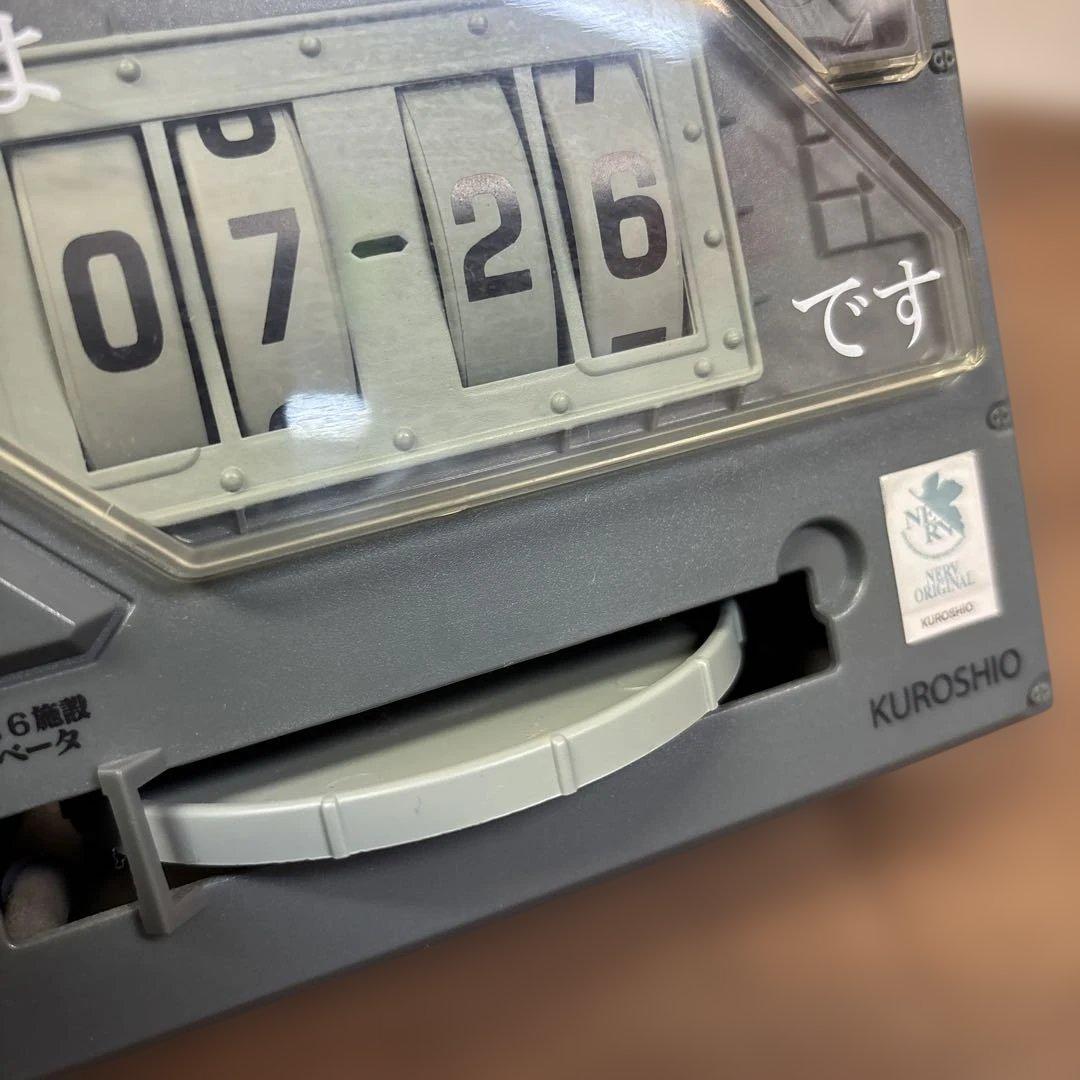 ヱヴァンゲリヲン 万年カレンダー エヴァ レア物 希少 NERV本部エレベータ