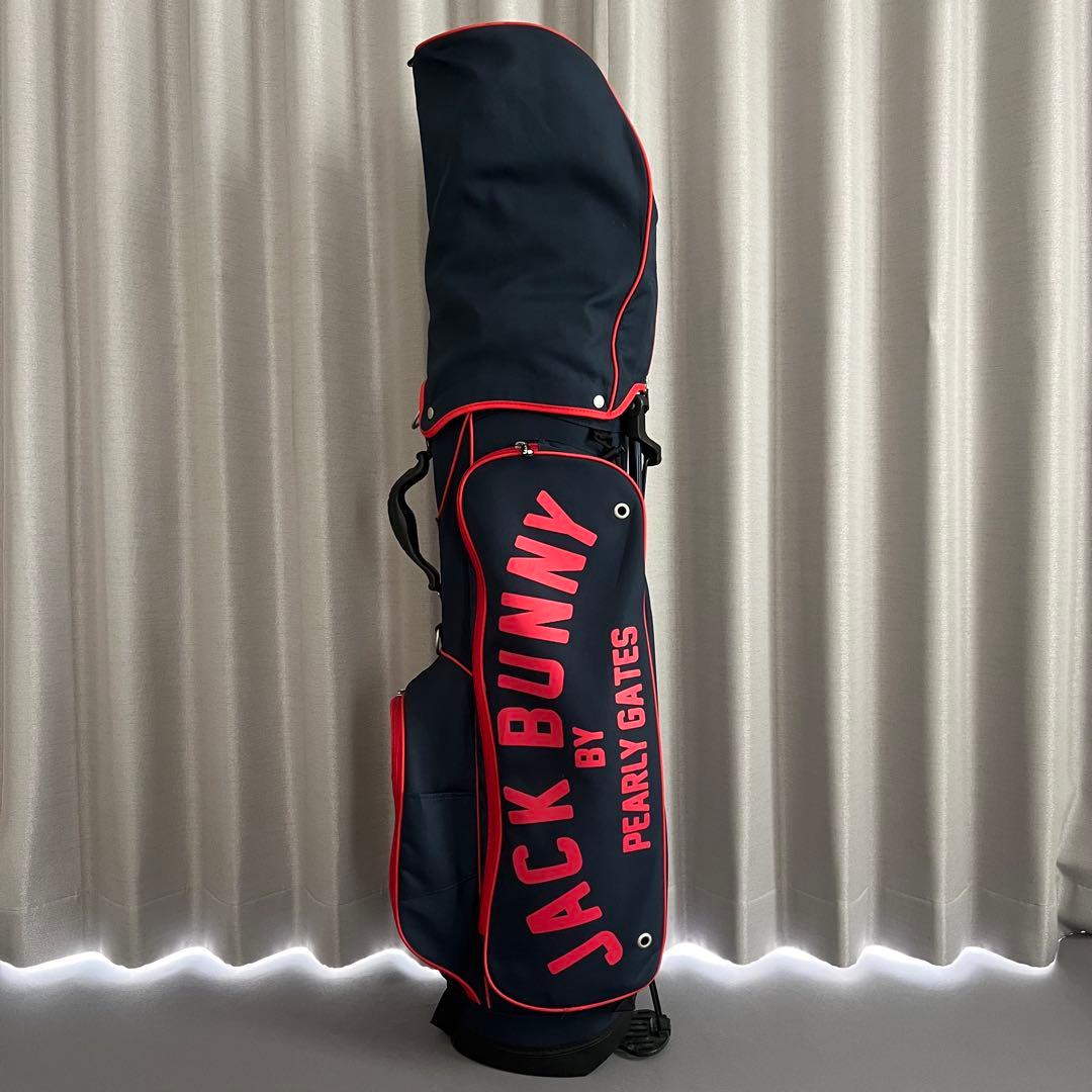 ジャックバニー　パーリーゲイツ　キャディバッグ ゴルフ　ロゴ　スタンド　自立