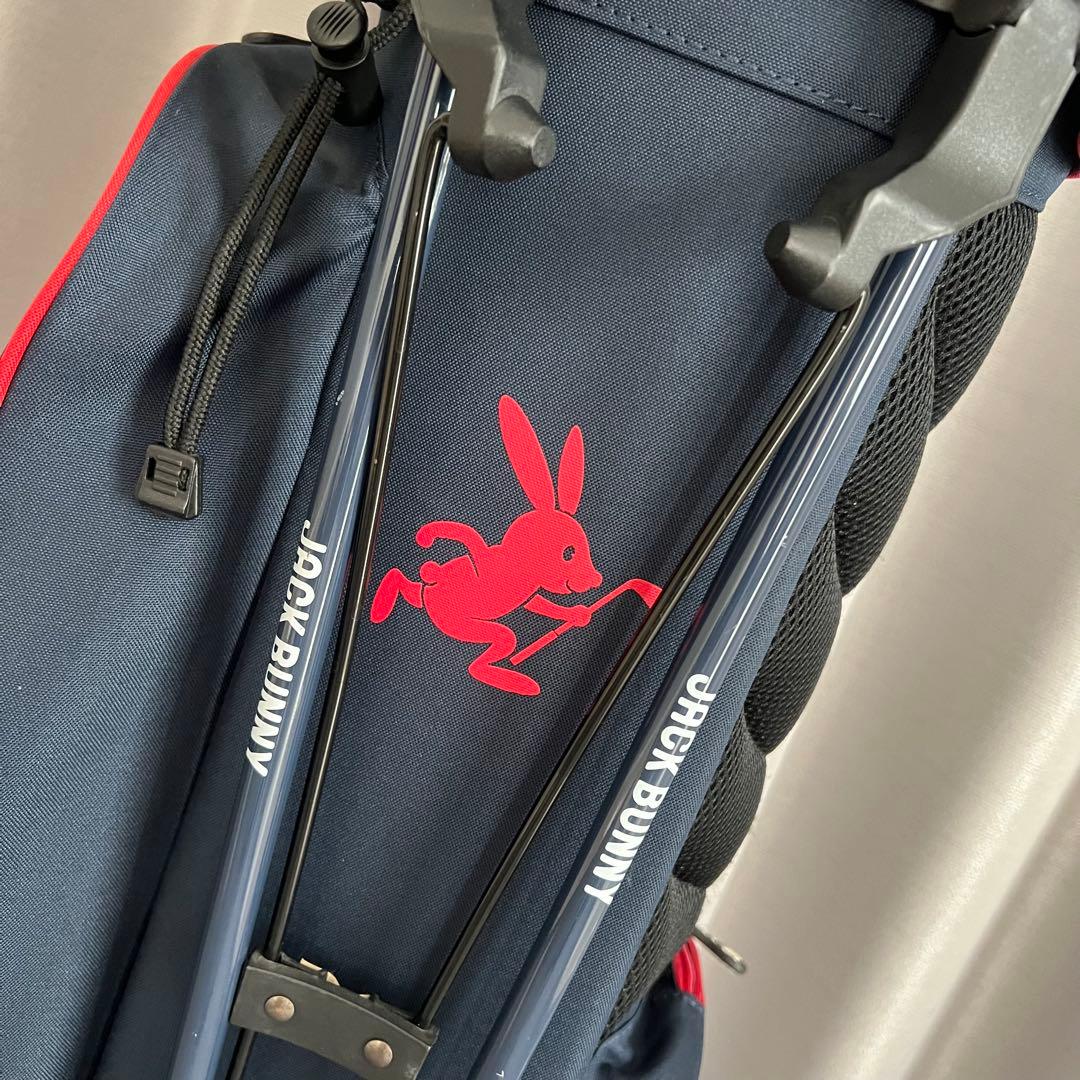 ジャックバニー　パーリーゲイツ　キャディバッグ ゴルフ　ロゴ　スタンド　自立