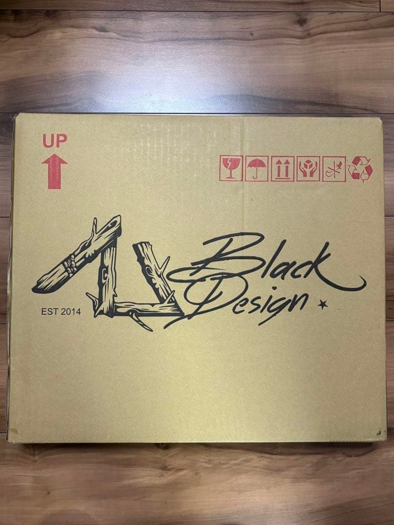 『極レア』BLACK DESIGNアイアンウッドテーブル 日和