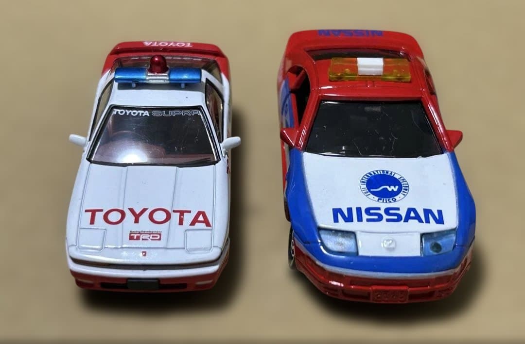 箱なし トミカ ペースカー 2台セット スープラ フェアレディ