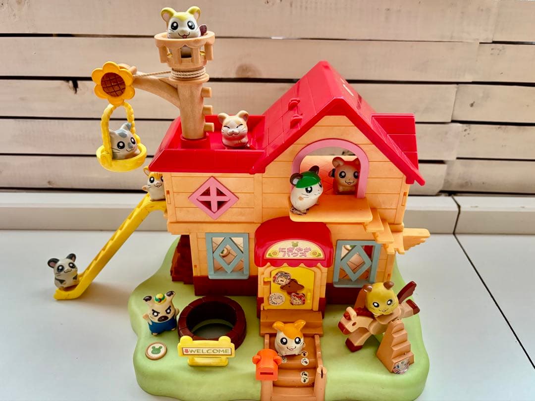 【ハム太郎】ハムハムハウス・地下ハウス・ひまわりかんらん車+マスコットセット