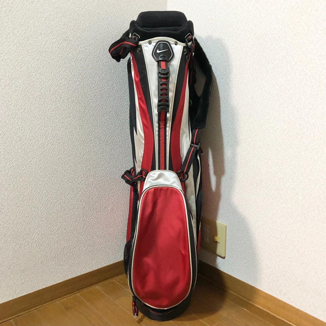 【希少】 NIKE ナイキ ゴルフ キャディバッグ スタンド型 6分割 レッド