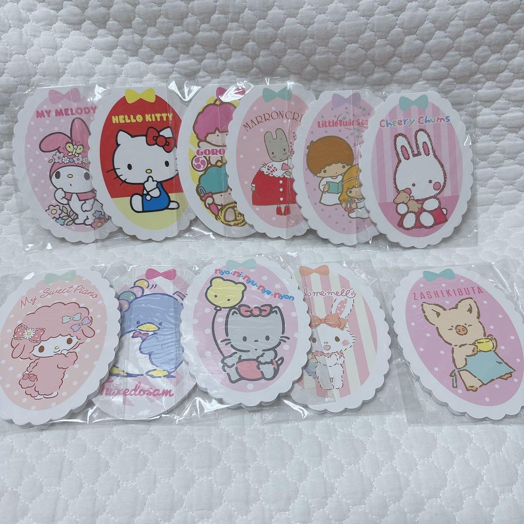 サンリオ❣️激レア　キャラクターメモ　キティ　キキララ ピアノ　チャム
