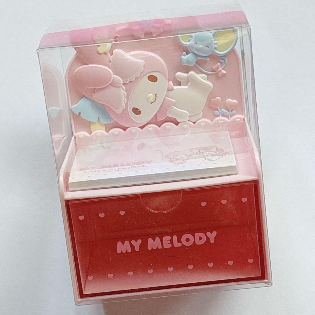 ♡激レア マイメロ マイスウィートピアノ メモ付きチェスト メモ 小物ケース♡