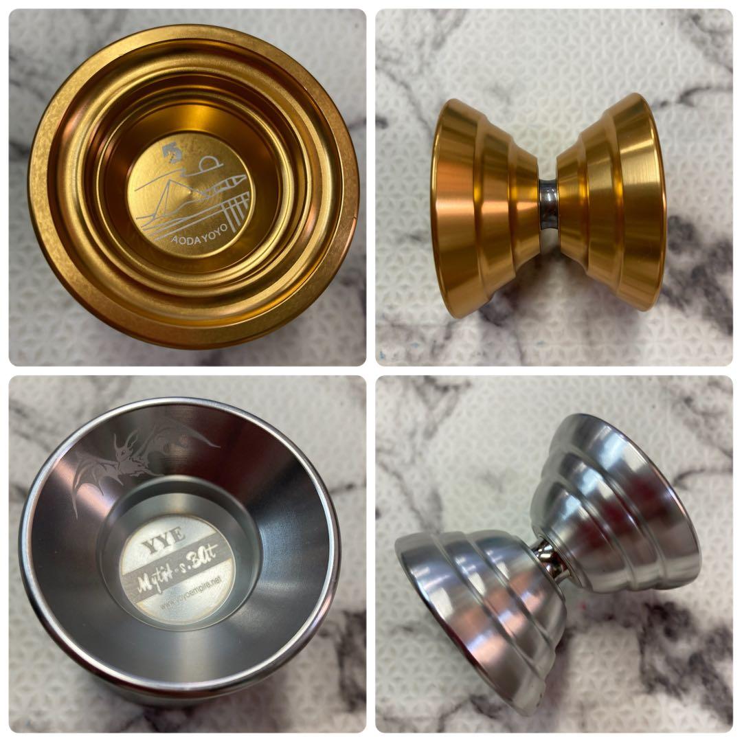 U*】様 メタルヨーヨー 6個セット まとめ売り ダンカン アオダ ヨーヨーエン