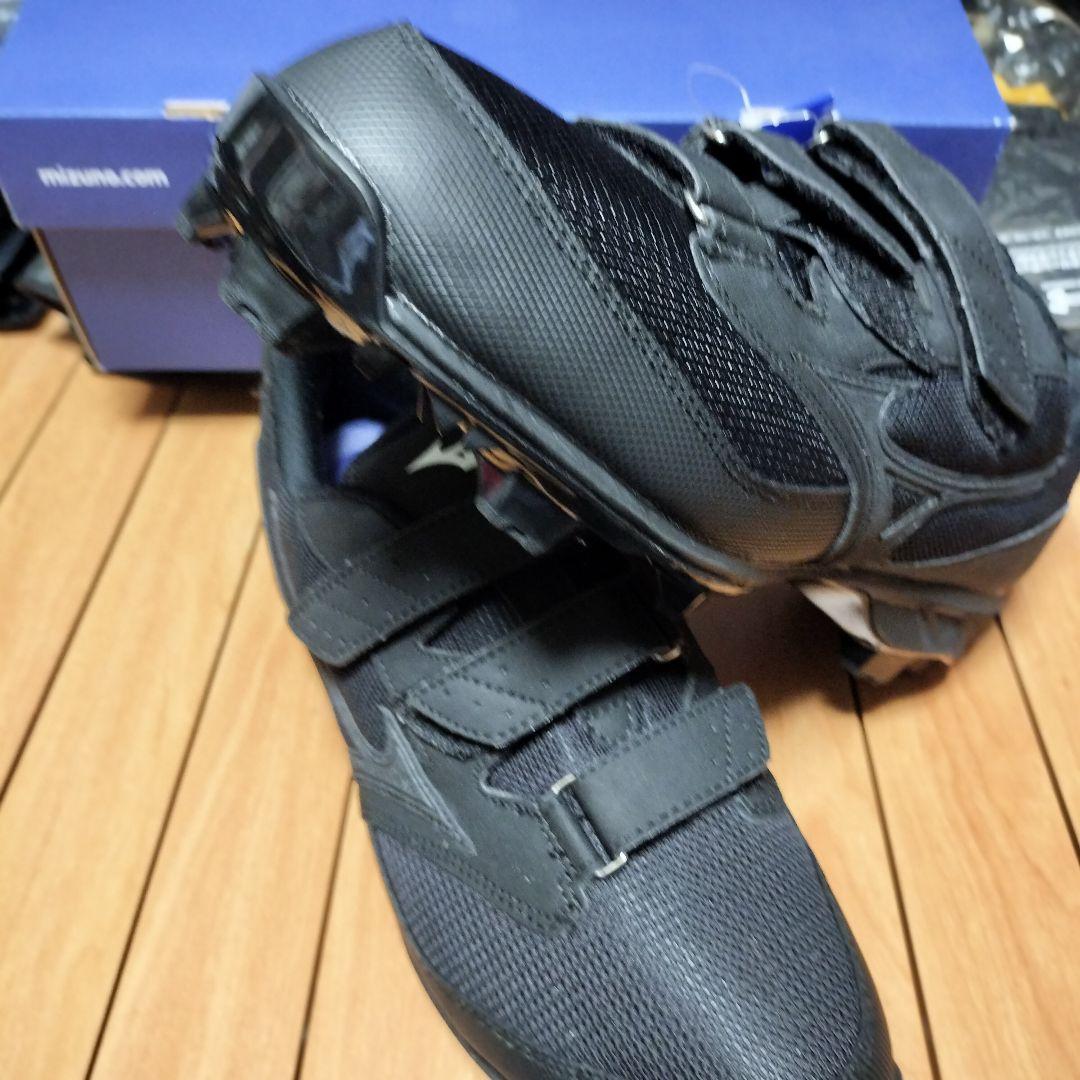 新品 現品限り ミズノ ポイント スパイク 28.5センチ マジックベルト