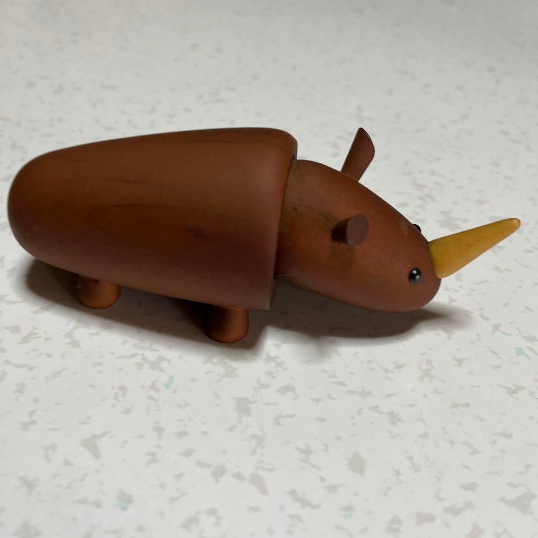 木製　動物　オブジェ9個　新品　未使用