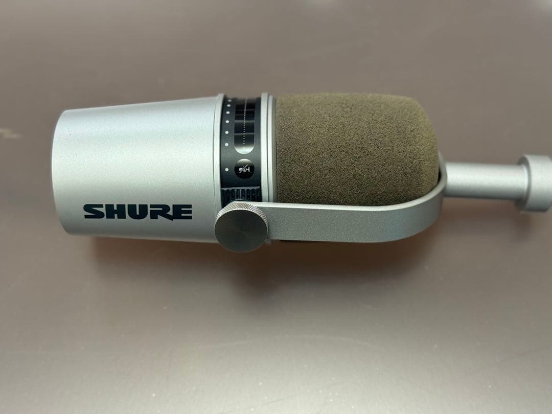 SHURE MV7 ダイナミックマイク シルバー