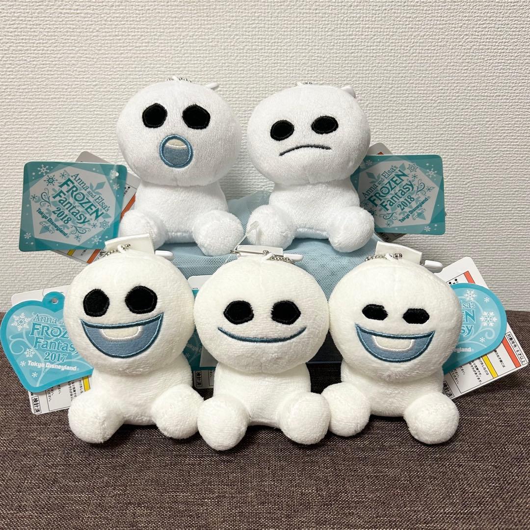 スノーギース ぬいぐるみバッジ キーチェーン ファンタジースプリングス アナ雪