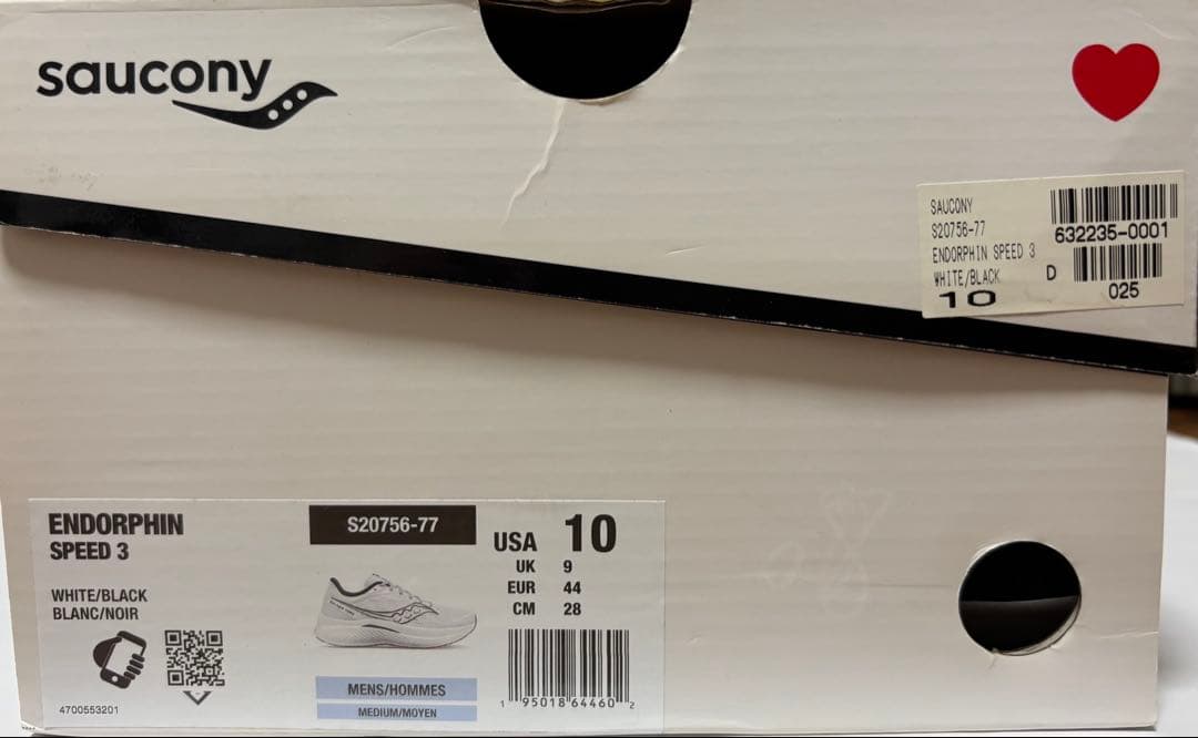 【新品・未使用品】サッカニー　エンドルフィンスピード3 ※28cm