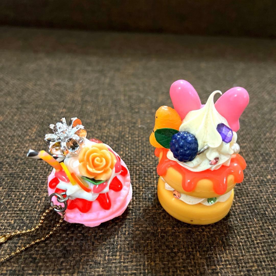 平成レトロ　 贅沢スイーツ　キーホルダー 10点　リボン　バラ　チェリー　イチゴ