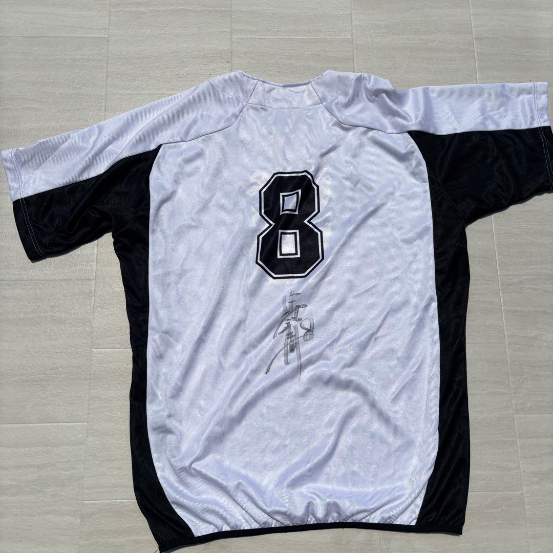 【希少サイン付！】千葉ロッテオーセンティックバッティングジャージ中村奨吾