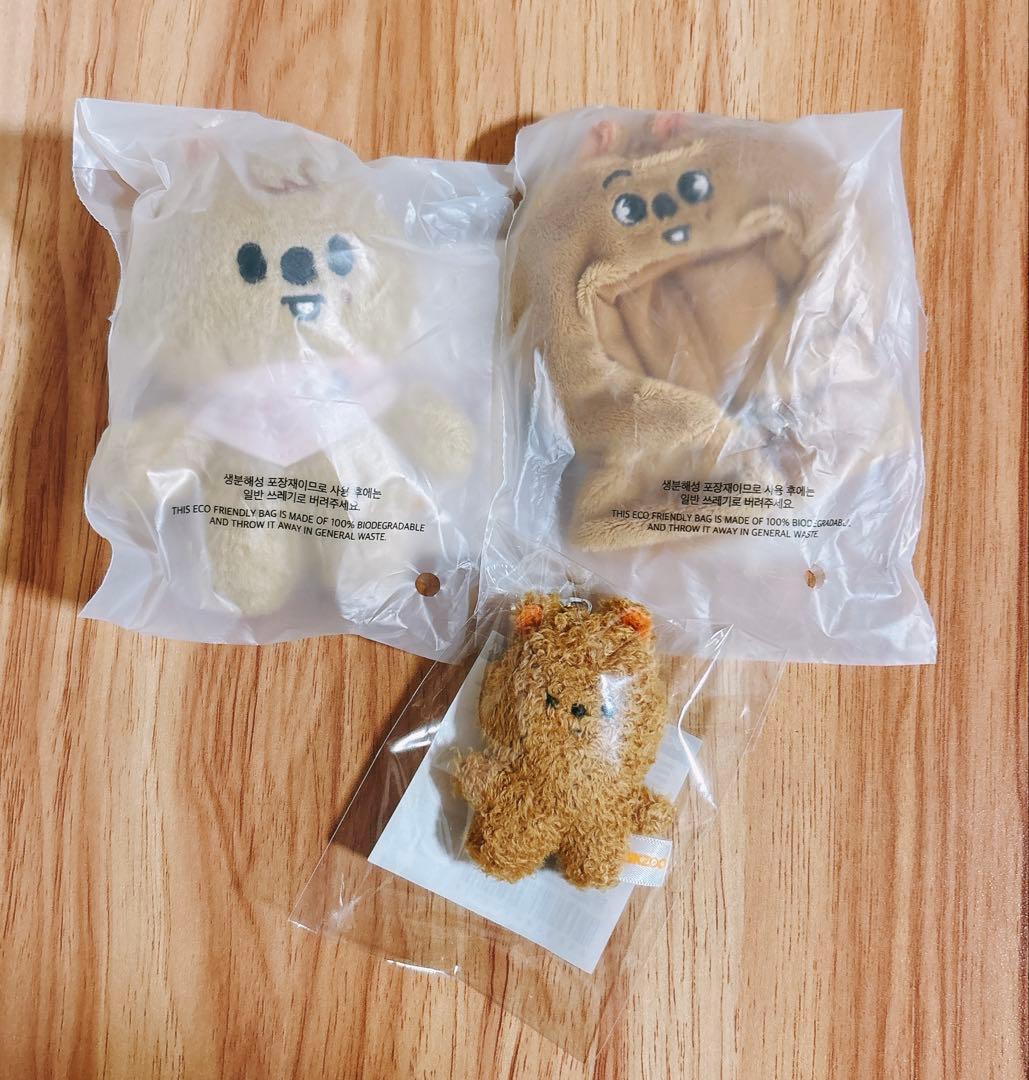 stray kids 5'CLOCK ハンクォッカぬいぐるみ 服　マイクロ