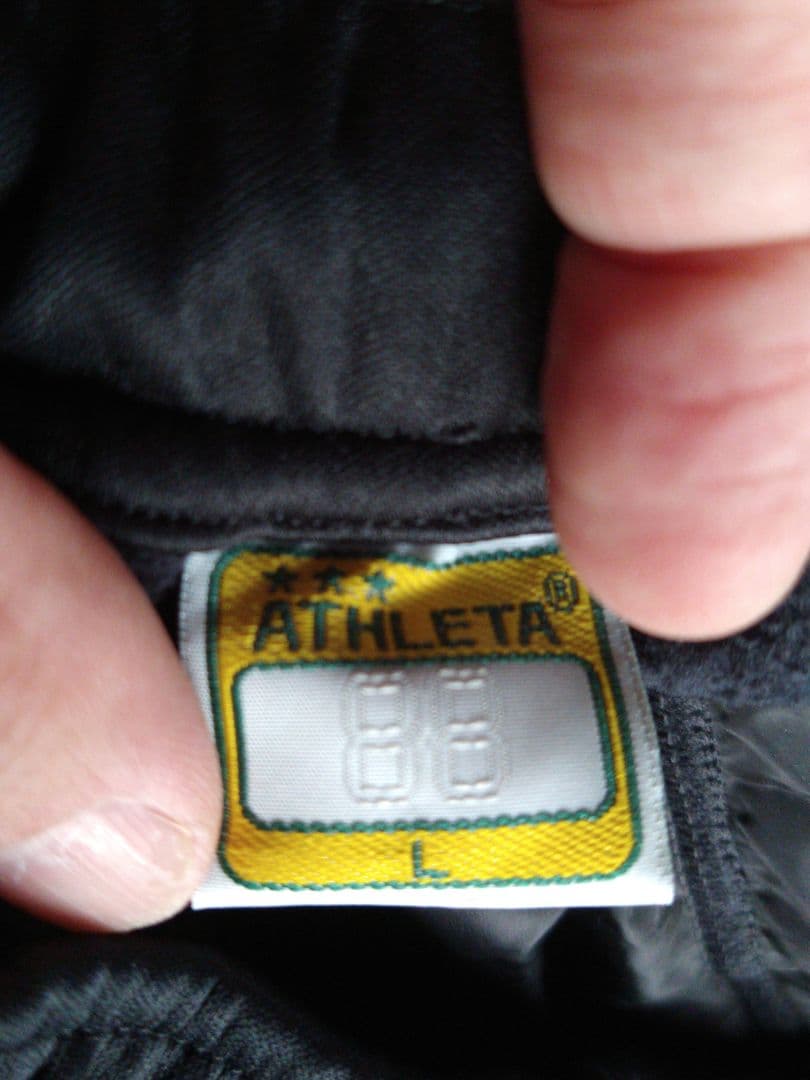 ATHLETA 中綿フード付きピステ 中綿パンツ セット 水色　黒