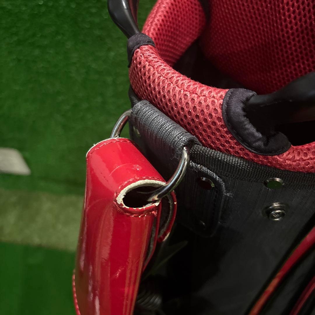 Piretti キャディバッグ 黒/赤