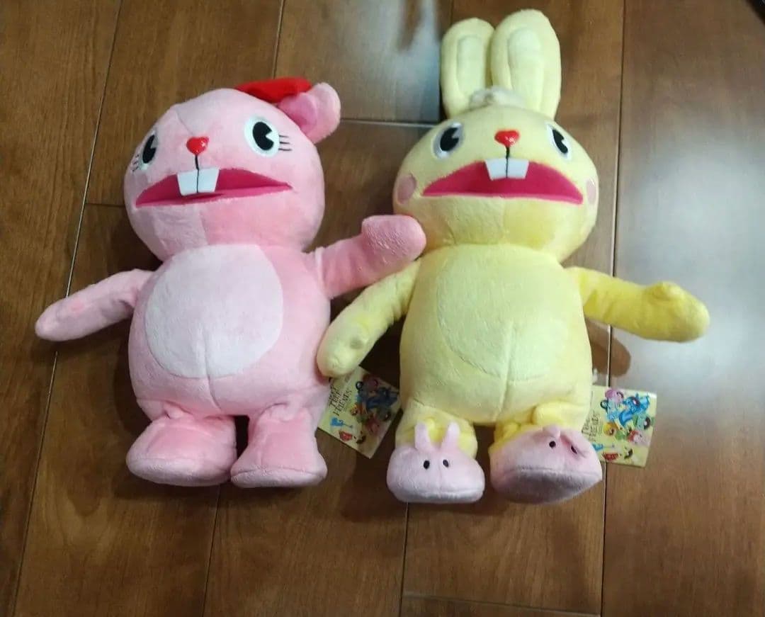 ハッピーツリーフレンズ 歩くトコトコギミック ぬいぐるみセット 希少