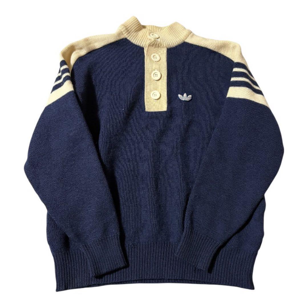 【希少】 70s adidas デサント製 ニット