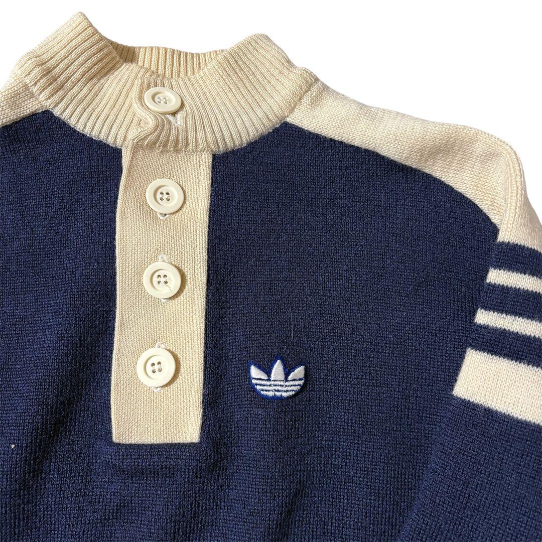 【希少】 70s adidas デサント製 ニット