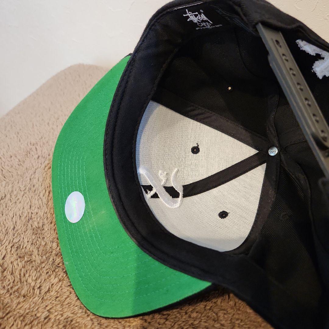 stussy 黒 キャップ