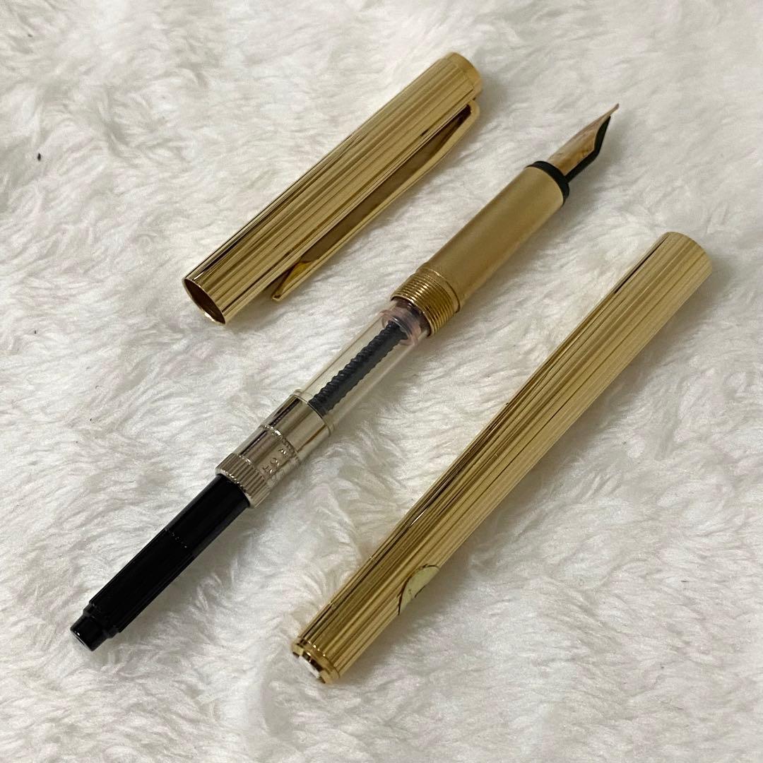 極美品　モンブランMONTBLANC ノブレス　ゴールド　万年筆　585 EF