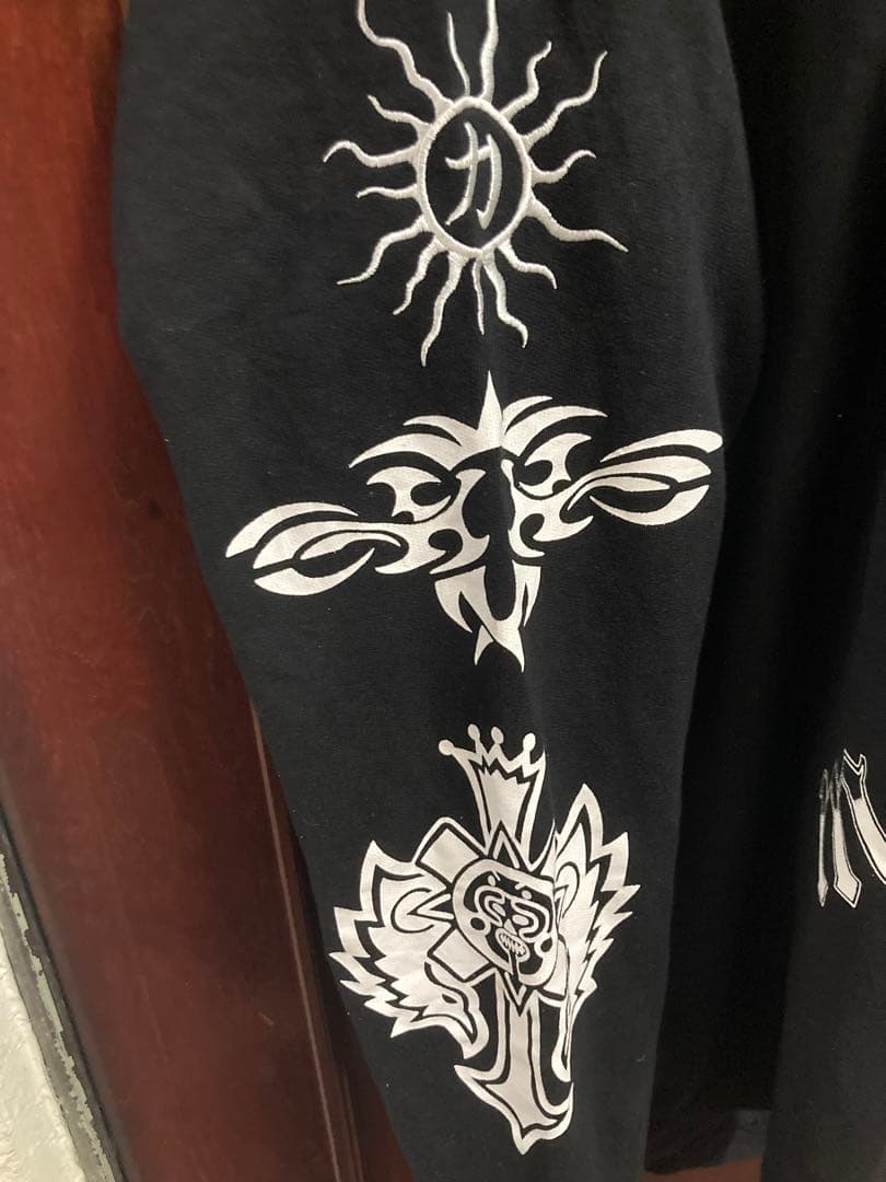 激レア!! ミステリオ マスク フード パーカー XL WWE タトゥー