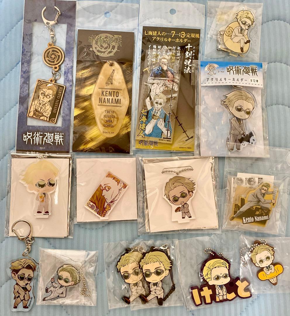 呪術廻戦　七海建人　グッズ　缶バッジ　アクスタ　アクリルスタンド　津田健次郎