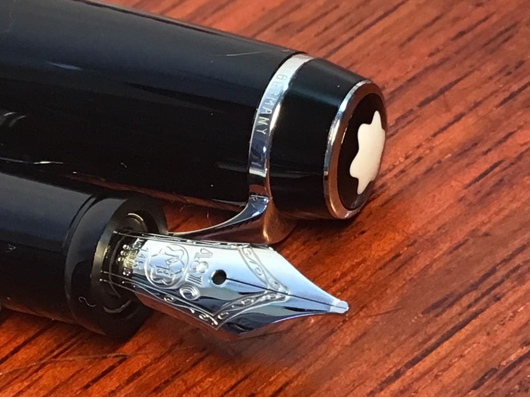 美品 ‼️Montblanc モンブラン ボエム ブルー 万年筆 ペン先14K