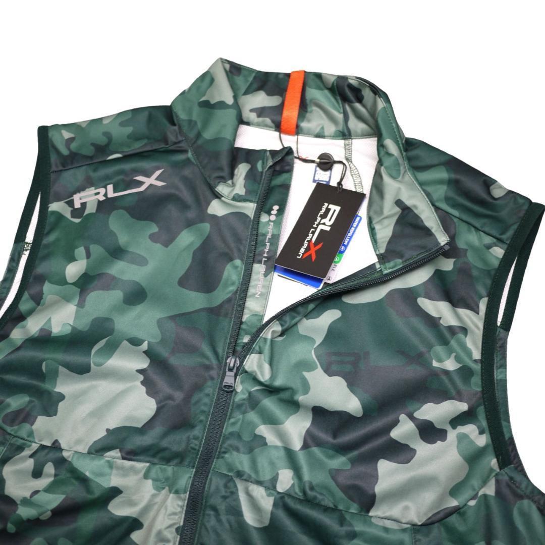 新品 RLX ラルフローレン 撥水 ストレッチ フルジップ ベスト L