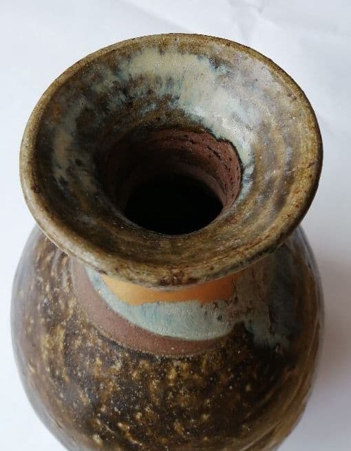 古唐津　朝鮮唐津徳利(首継)