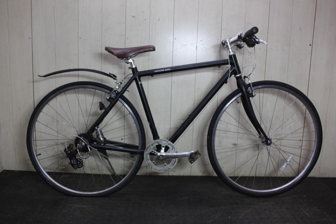 あさひ製WEEKEND アルミ 700C 7速 510mm BLACK系 クロス