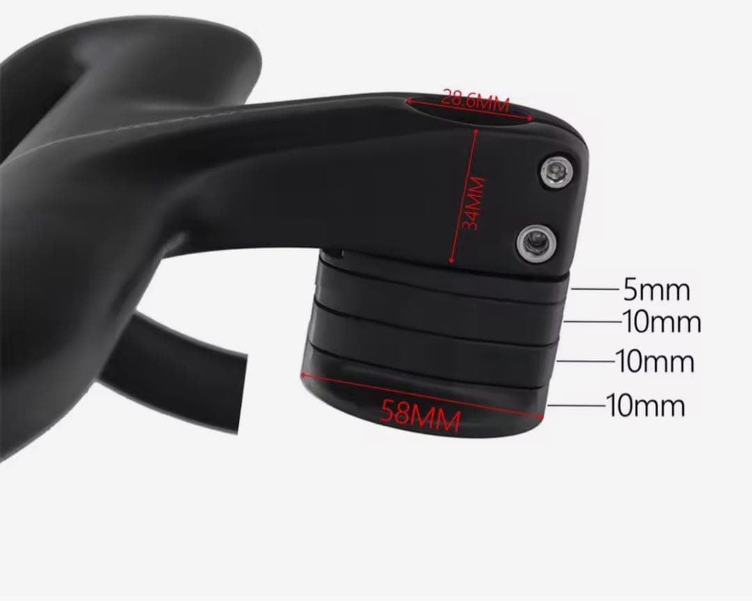 ロードバイク　一体型　カーボン　エアロ　ドロップハンドル