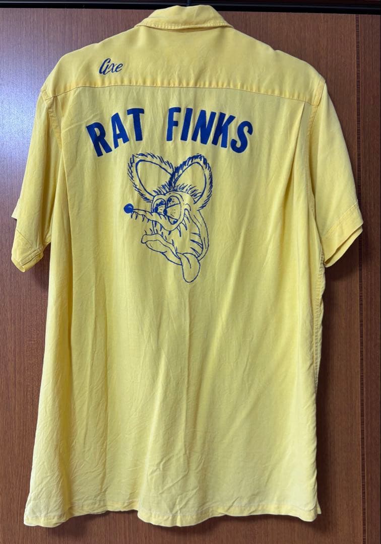 ヴィンテージ vintage RATFINKS ボーリング半袖シャツ