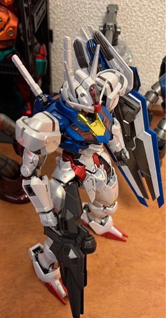 フルメカニクス　ガンダムエアリアル　パール、メタリック塗装