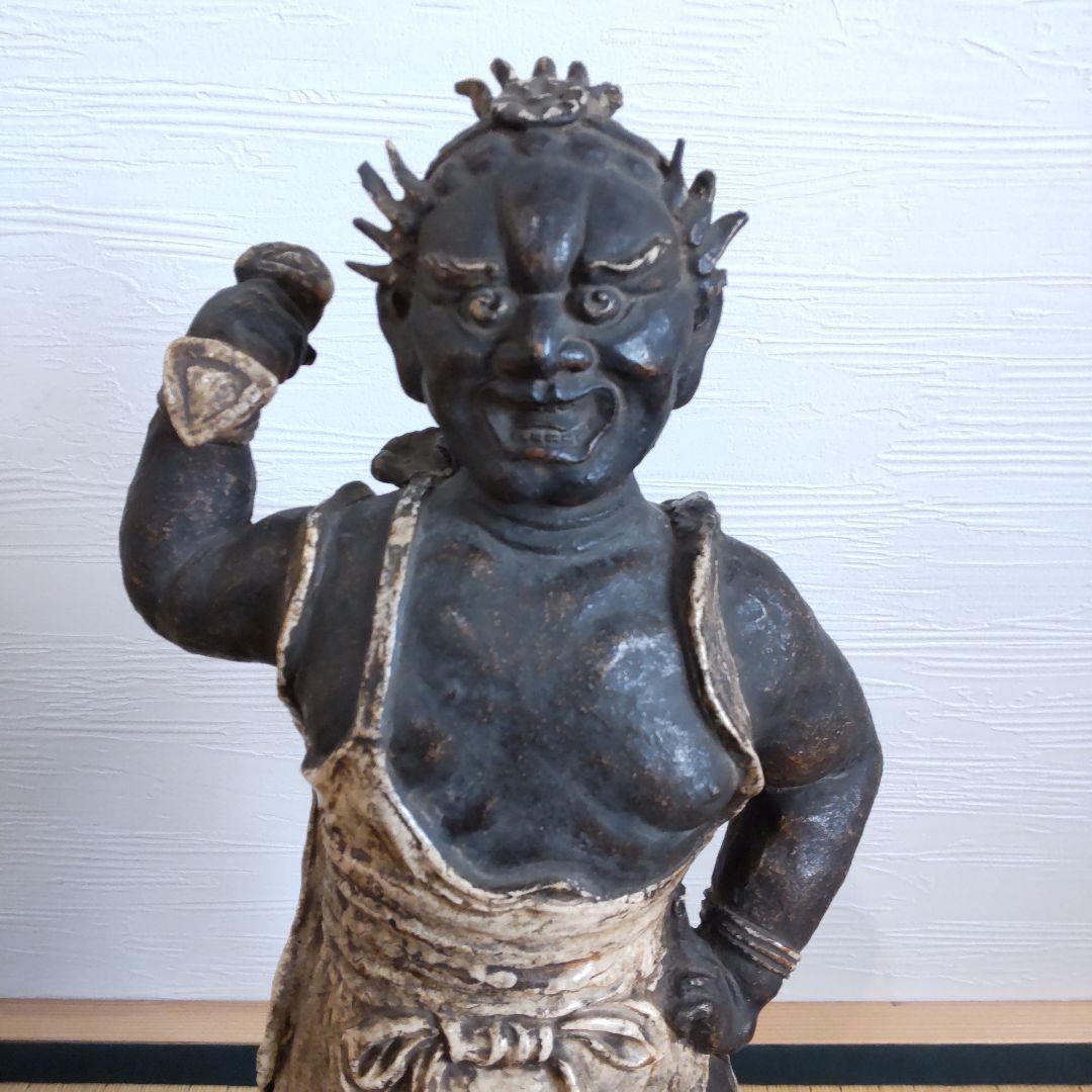 古唐津焼～金剛力士像