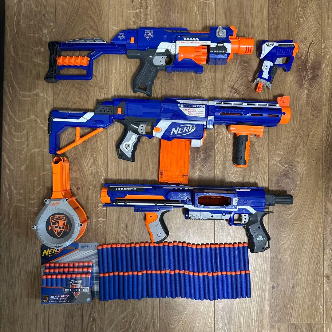 Nerf ナーフ　トイガン　銃 4本セット