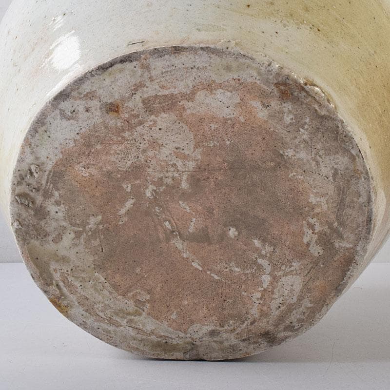 朝鮮美術　李朝　高麗白磁　染付　花文　壺　C　R7992C