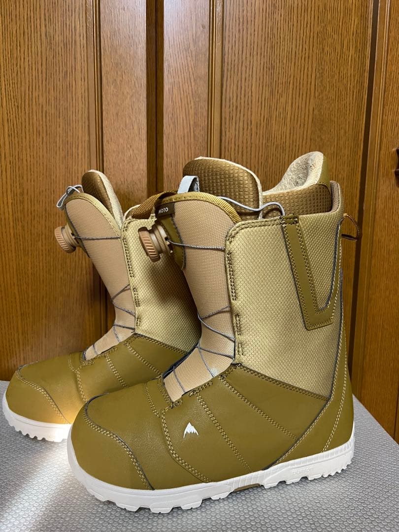 美品　BURTON MOTO BOAスノーボード　ブーツ オリーブ　28cm