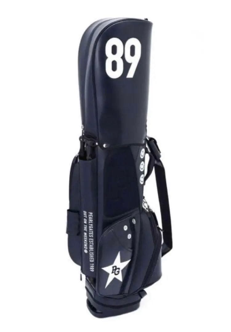 PEARLY GATES ゴルフバッグ 89 ブラック　パリーゲイツスタンド付き