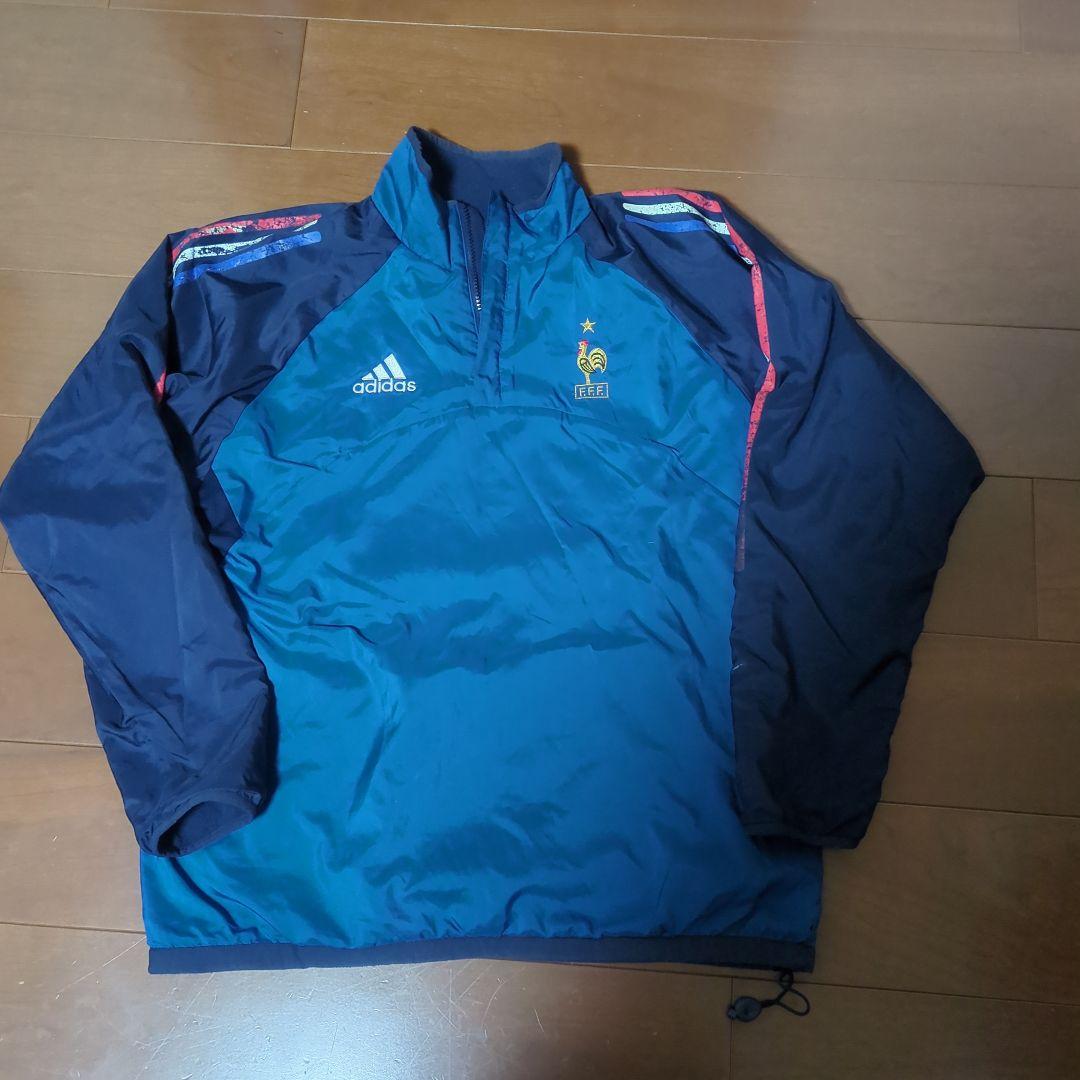アディダス正規品フランス代表フリースジャケット　2002頃　ジダン