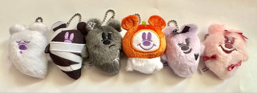 ディズニーハロウィン ぬいぐるみチャーム6個セット 東京ディズニーリゾート