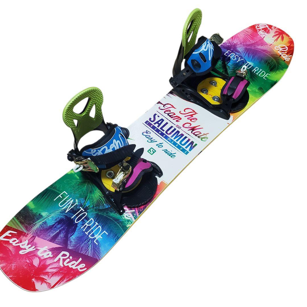 【キッズ用スノーボード】　Salomon 100cm ×ビンディング spoon