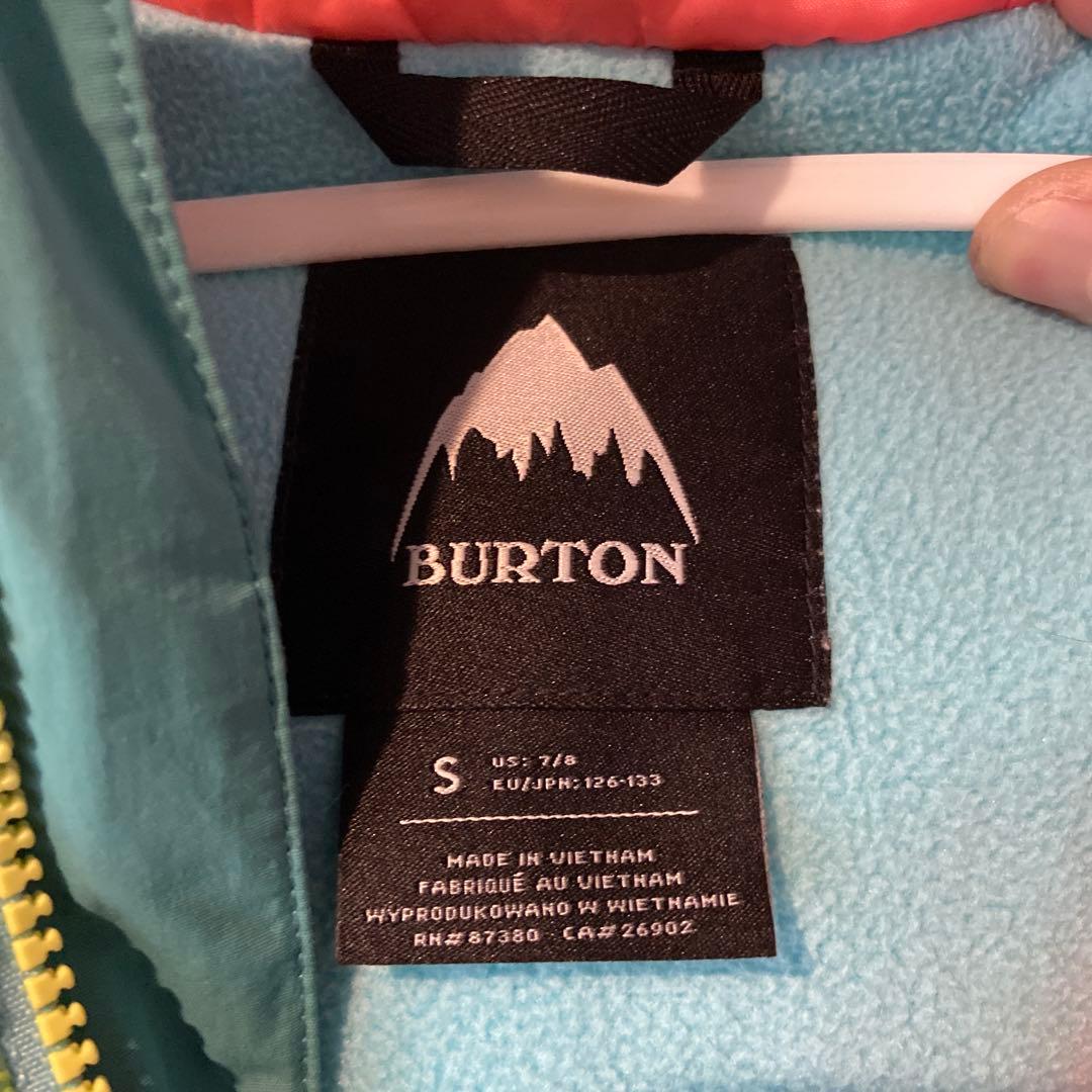 美品　週末セール　Burton 子ども用 スノーボードウェア フルボディスーツ