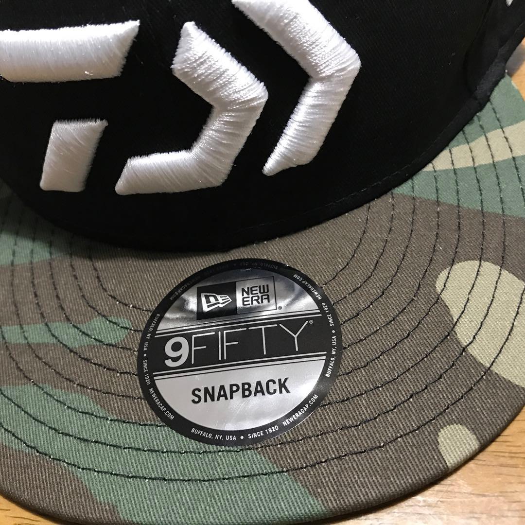 値下　DAIWA 9FIFTY スナップバックキャップ BK/迷彩/NEWERA