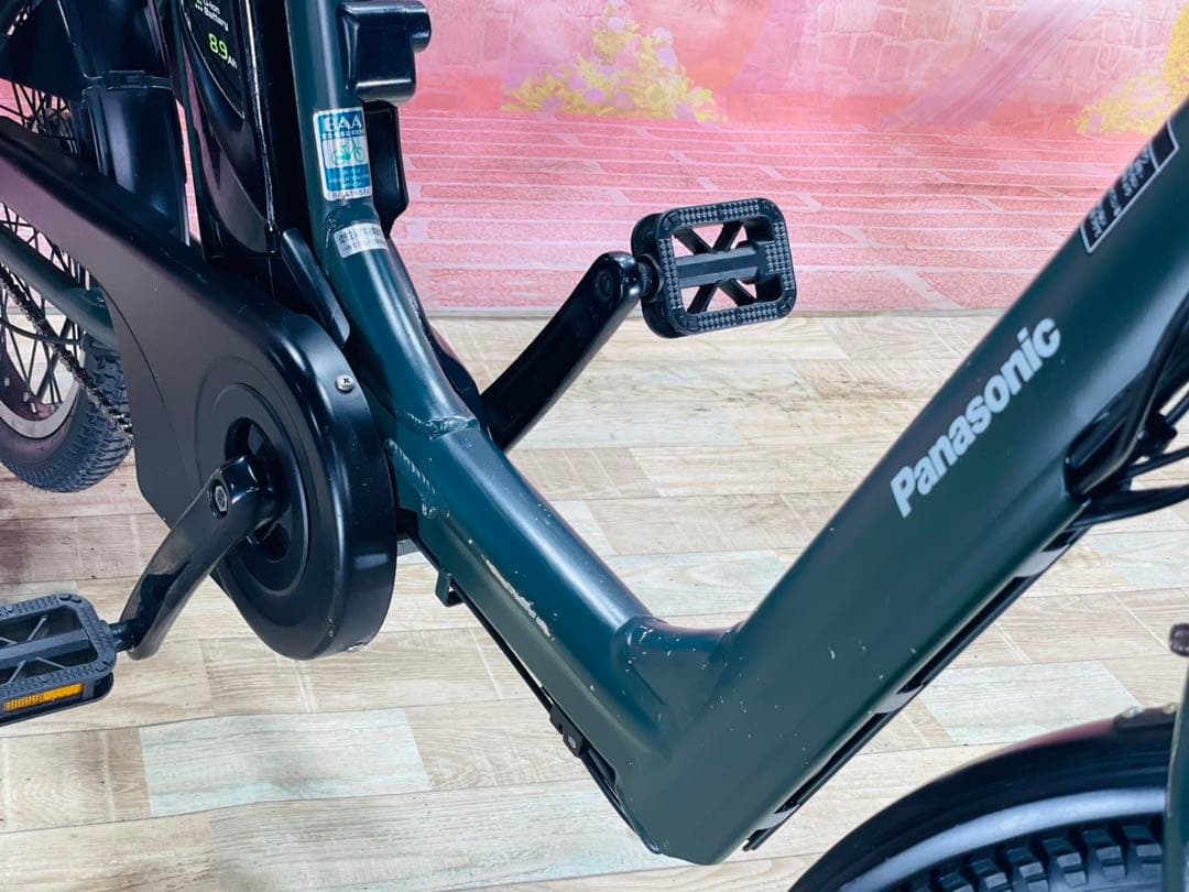 K0765 電動自転車パナソニック ギュット 子供乗せ 20インチ 送料無料