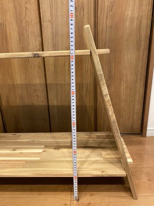 アウトドアラック　木製　組立式