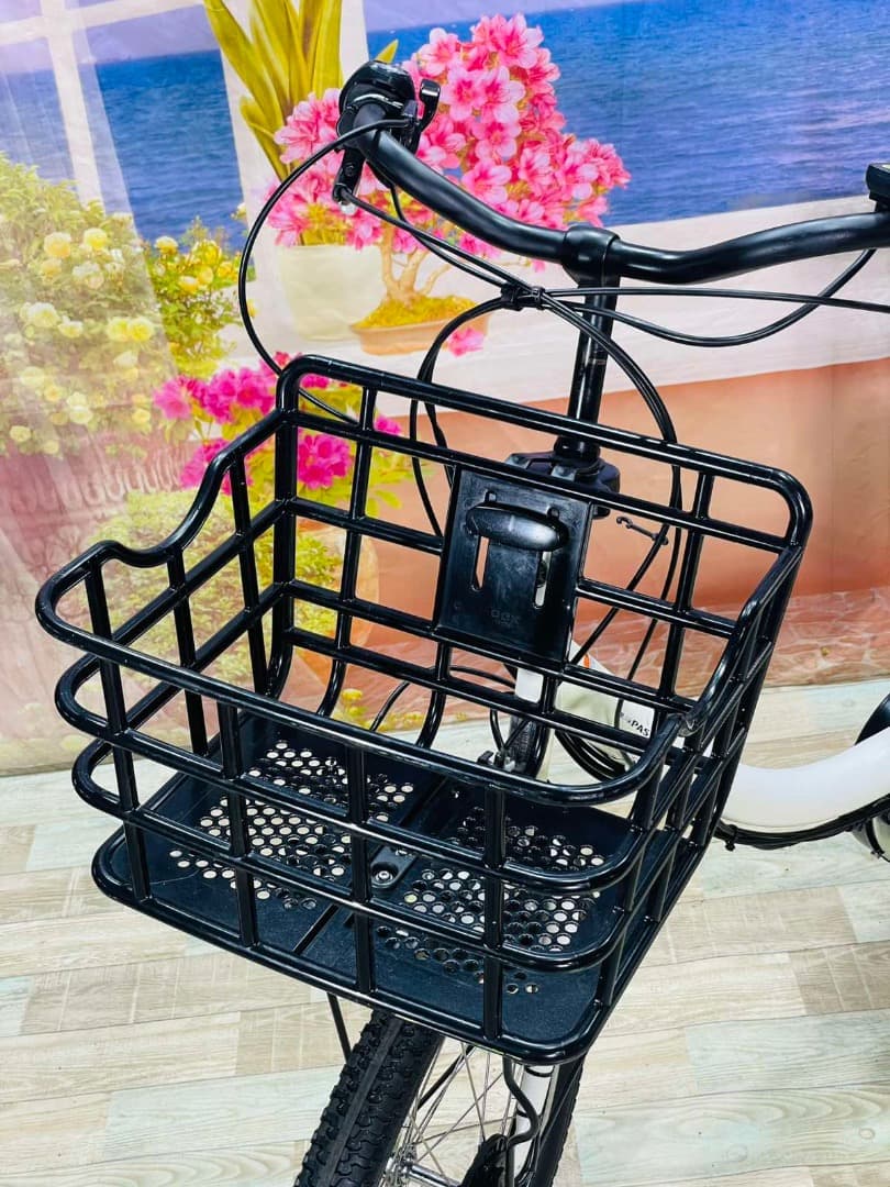 Y2322パスバビー⭐️ヤマハ最上級モデル！子供乗せ電動アシスト自転車