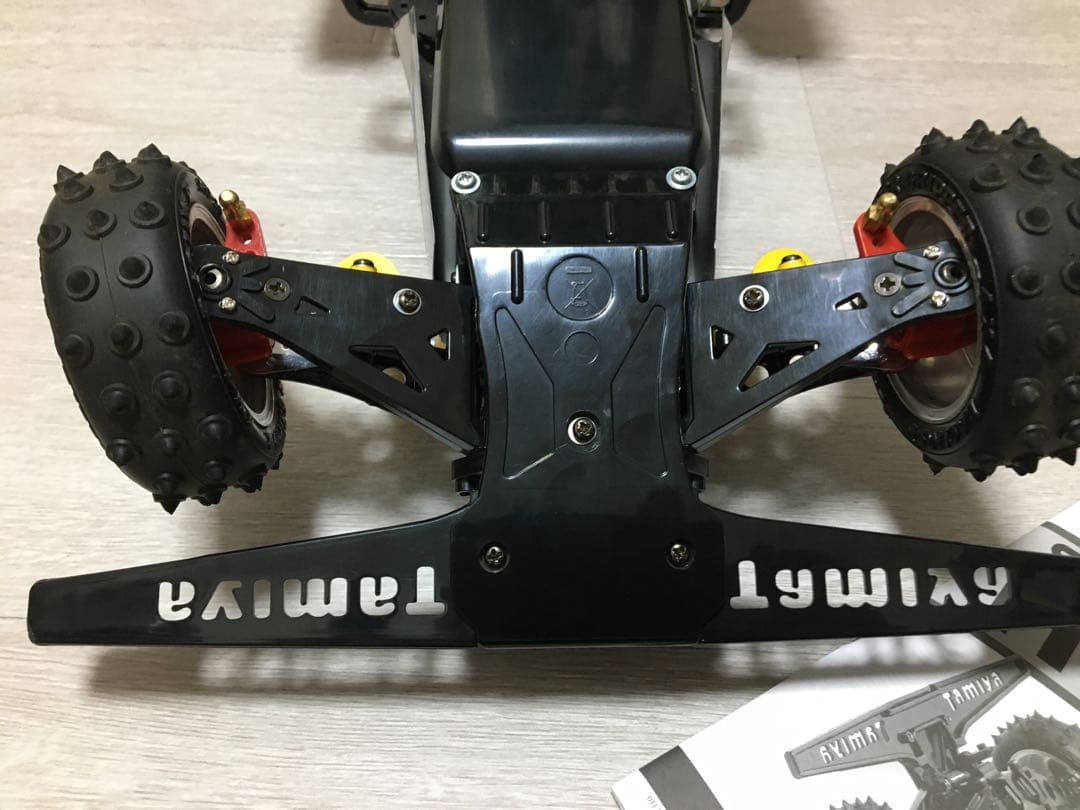 田宮スーパーホットショット美品　未使用タイヤ、未使用ボディ付き