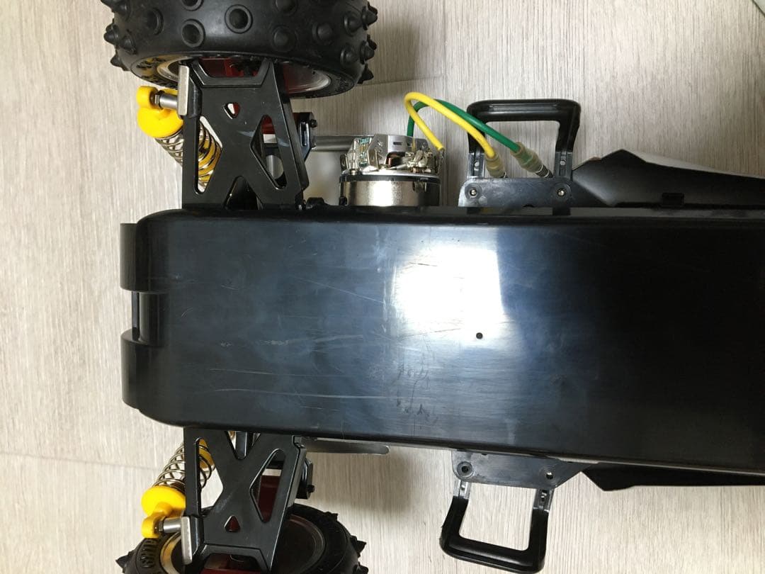 田宮スーパーホットショット美品　未使用タイヤ、未使用ボディ付き