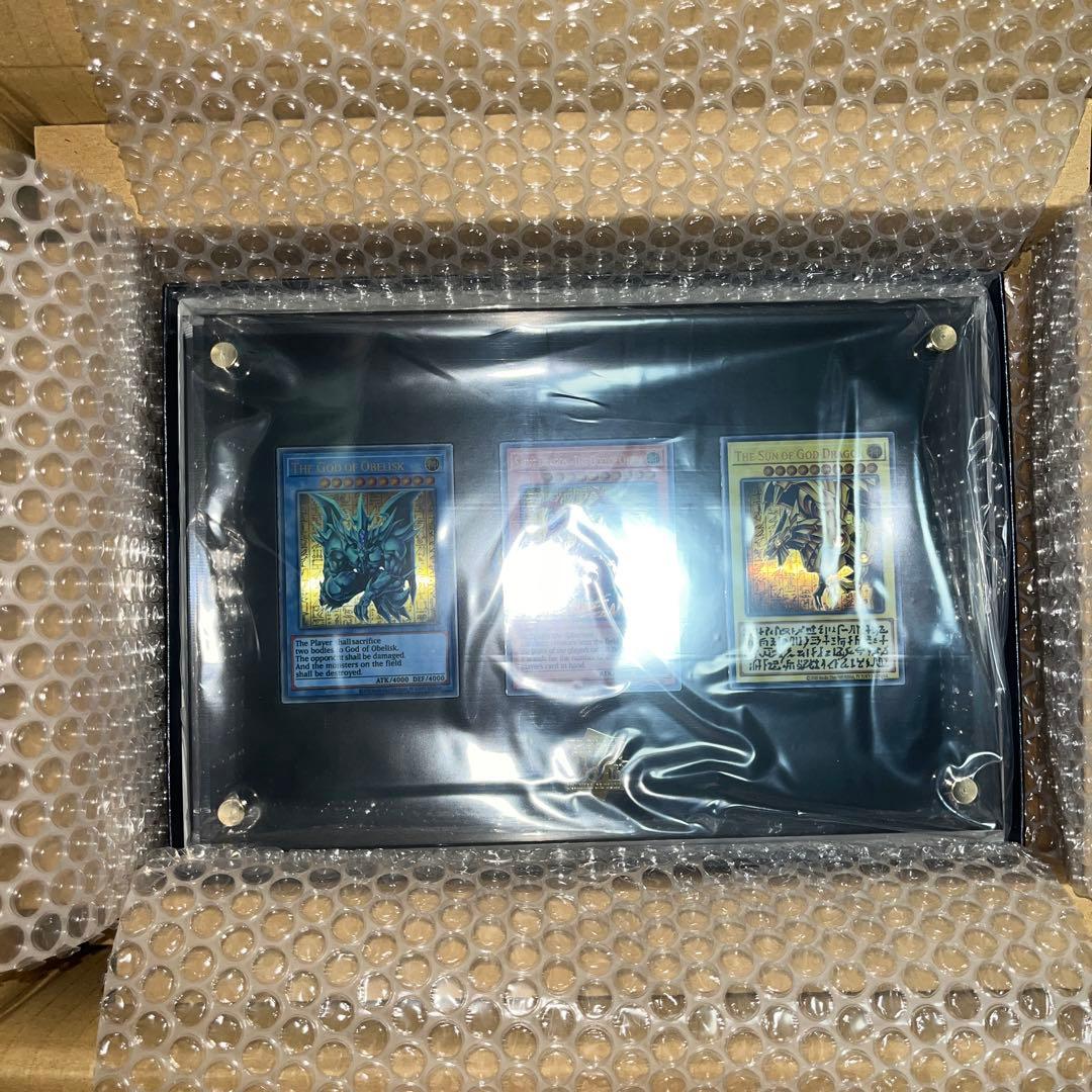 遊戯王OCGデュエルモンスターズ「三幻神」スペシャルカードセット（ステンレス製）